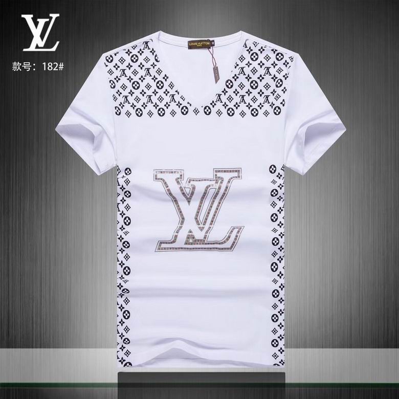 Louis Vuitton V-neck T-shirts men-LV15192